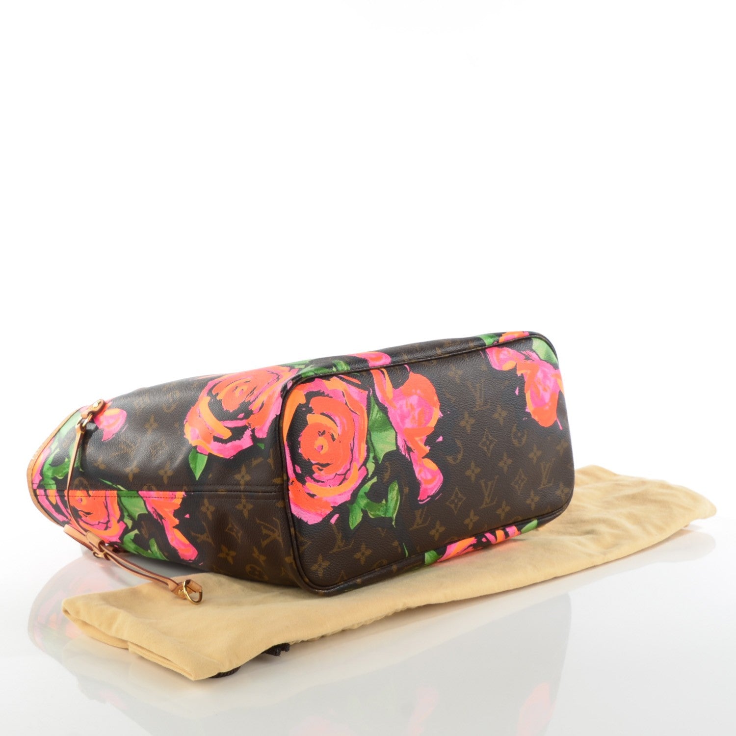 Louis Vuitton Monogram Roses Neverfull MM 4 of 7
