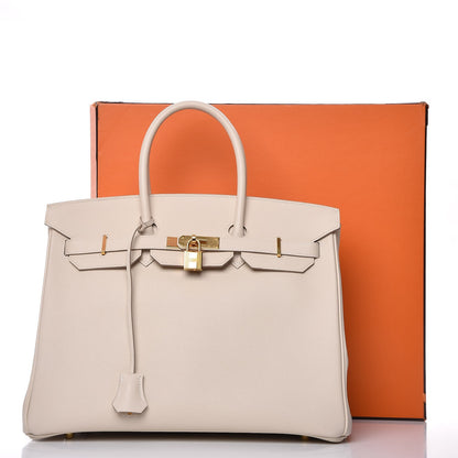 Hermes Epsom Birkin 35 Craie 29 of 55