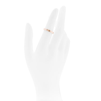 Cartier 18K Pink Gold 3mm C De Cartier Wedding Band Ring 51 5.75 2 of 4
