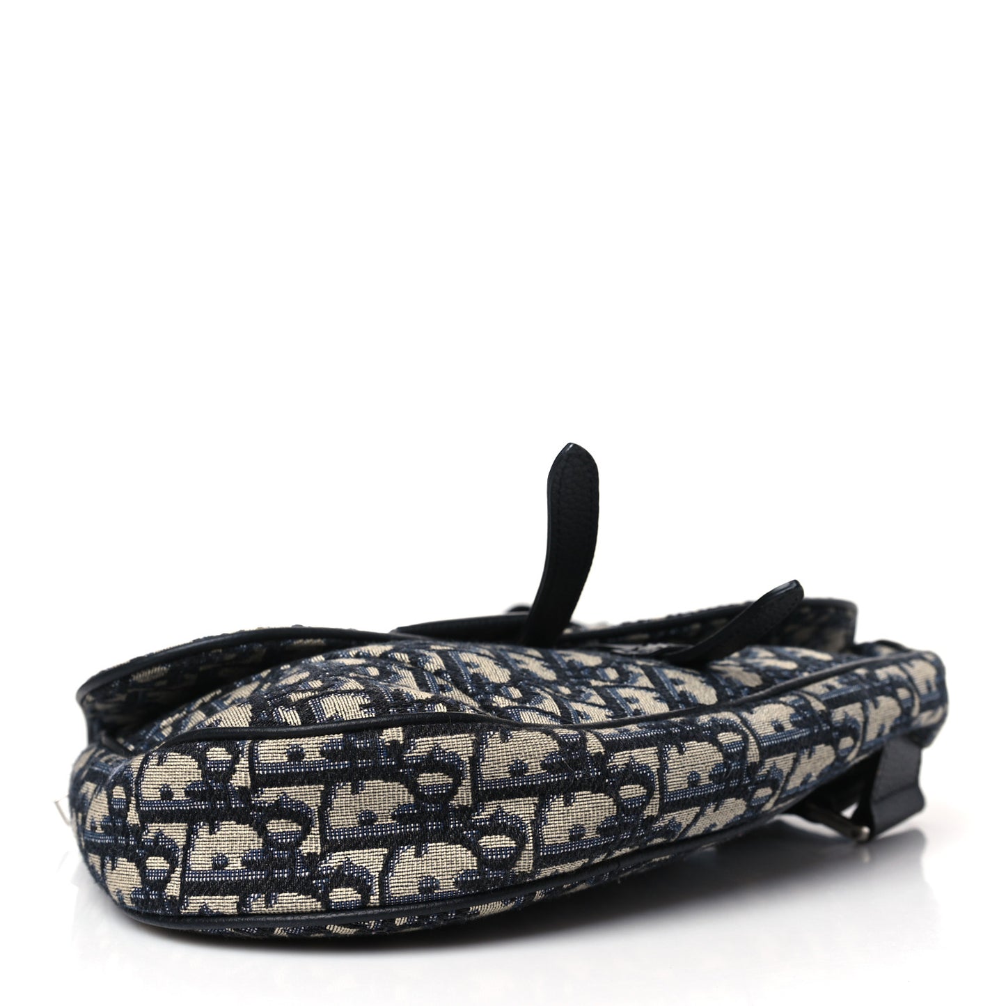 Oblique Mens Saddle Bag Blue