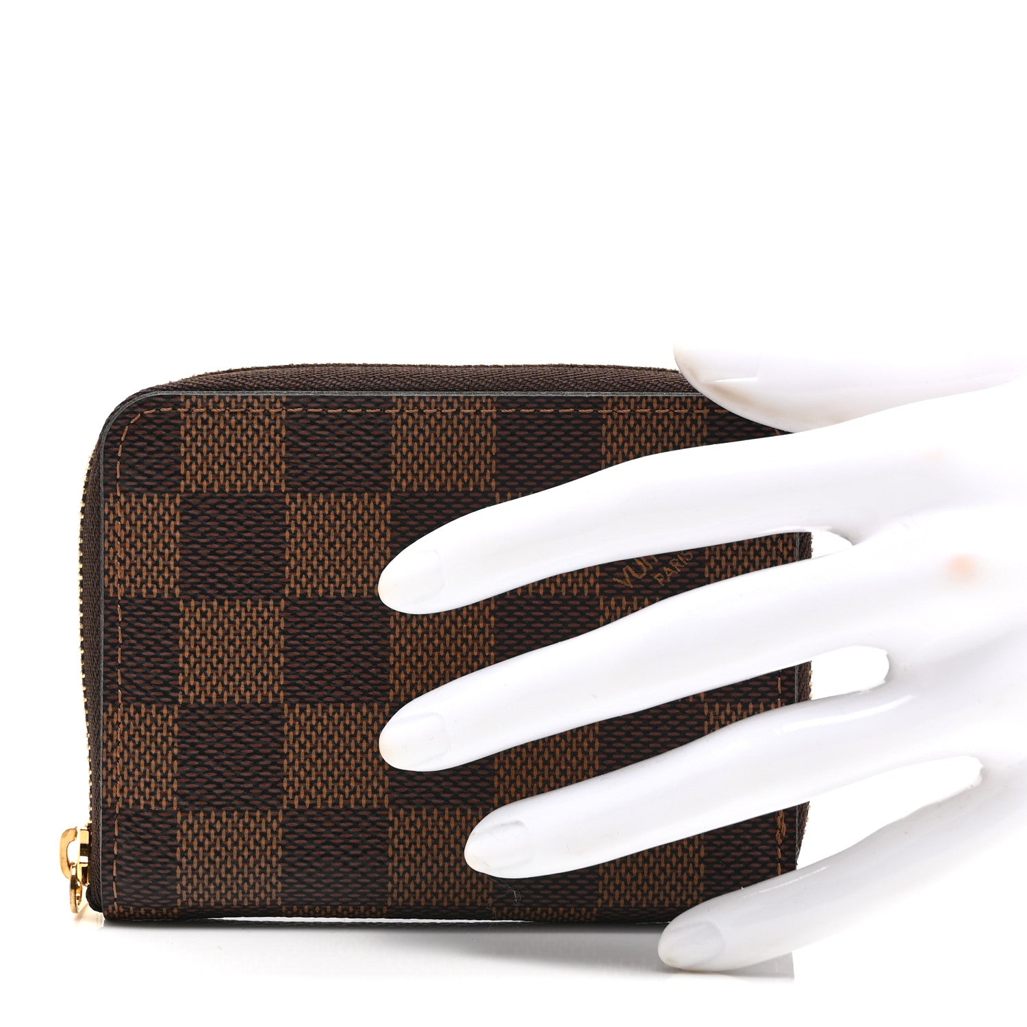 Louis Vuitton Damier Ebene Zippy Coin Purse 2 of 9