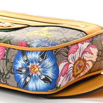 Gucci GG Supreme Monogram Flora Medium Ophidia Belt Bag Beige Multicolor Crop 9 of 9
