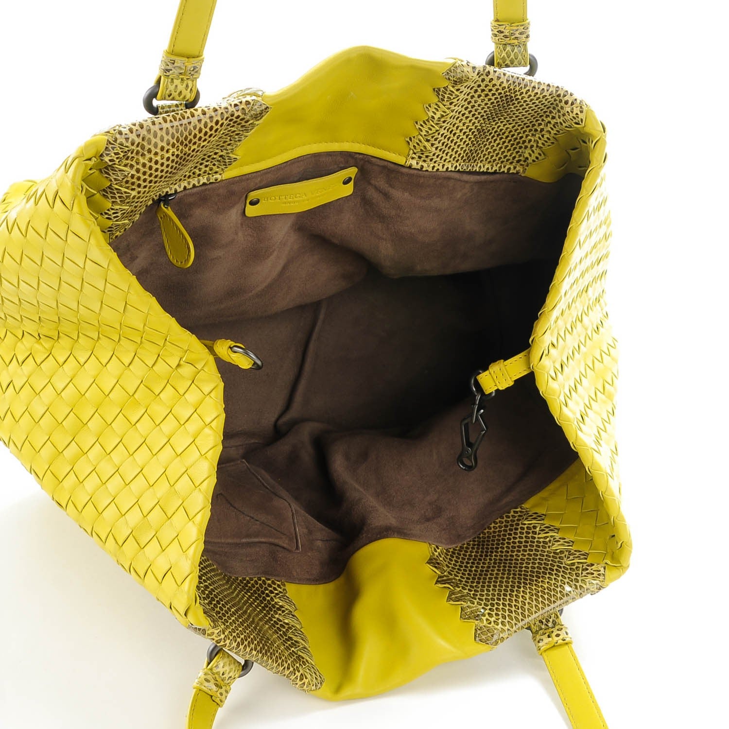 Bottega Veneta Nappa Intrecciato Ayers Medium Tote Ancient Gold 5 of 8