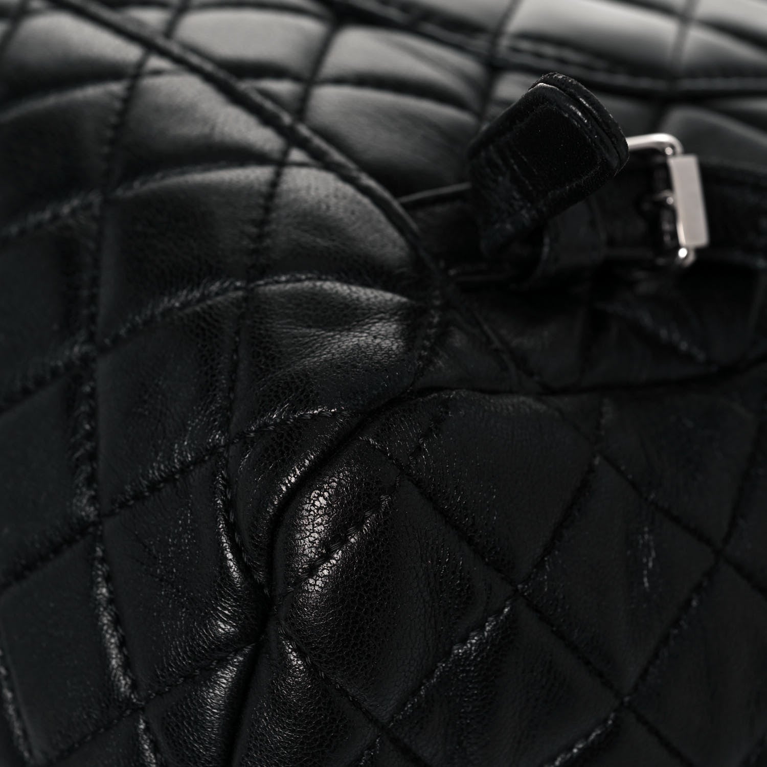 Chanel Calfskin Quilted Large Urban Spirit Backpack Black 12 of 13