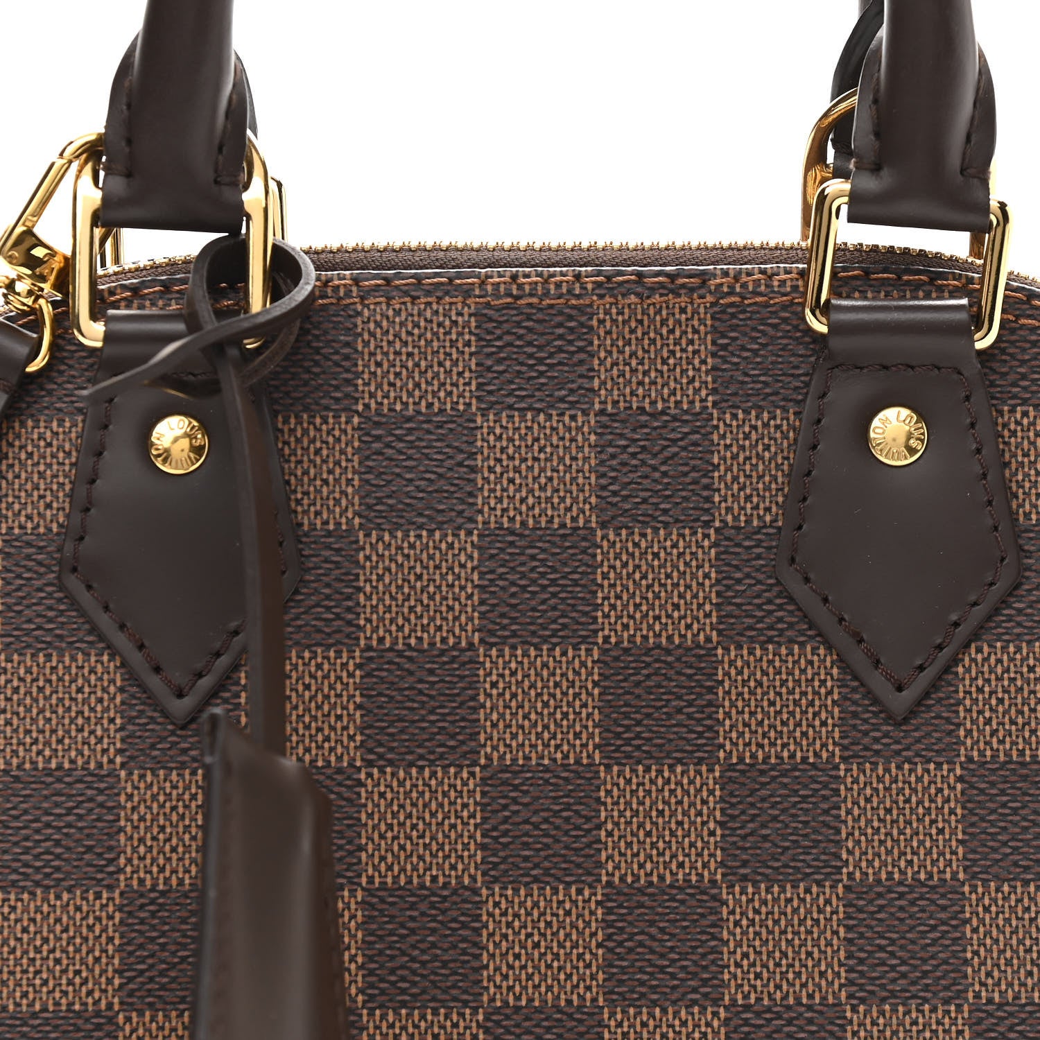 Louis Vuitton Damier Ebene Alma BB 7 of 9