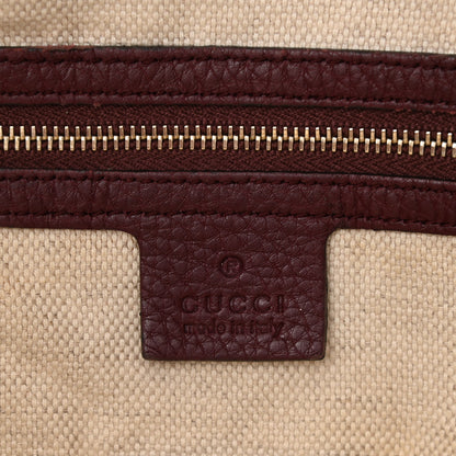 Gucci Monogram Medium Diana Bamboo Shoulder Bag Dark Purple 6 of 18