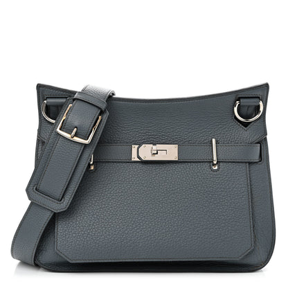 Hermes Taurillon Clemence Jypsiere 31 Bleu Ocean 1 of 17
