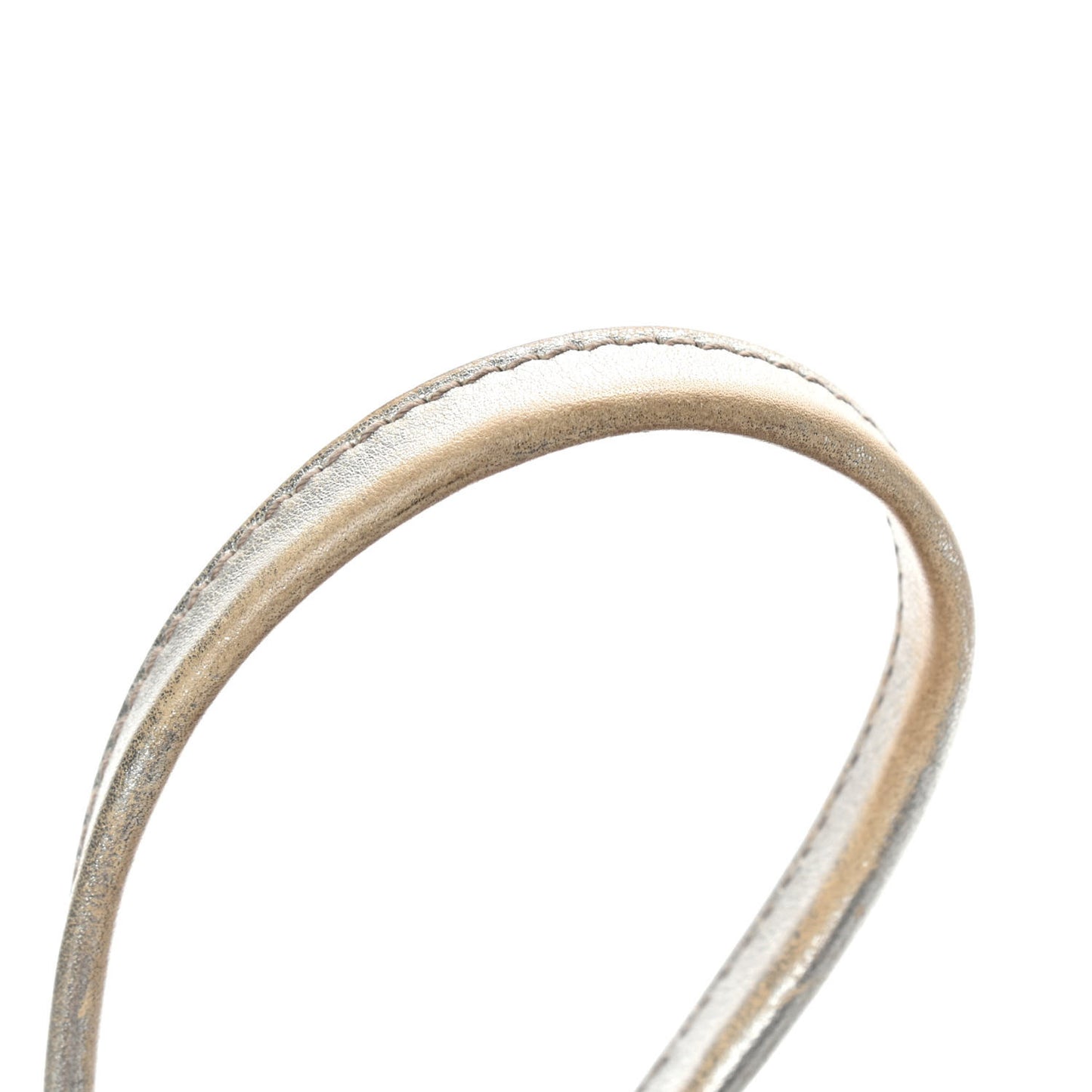 Metallic Guccissima Large Princy Tote Silver