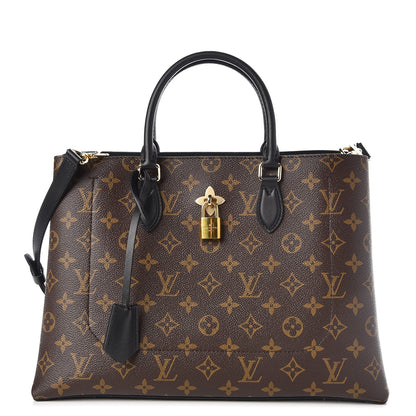 Louis Vuitton Monogram Flower Tote Black 1 of 7