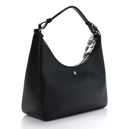 Givenchy Smooth Calfskin Small Moon Cut Out Shoulder Bag Black 2 of 9