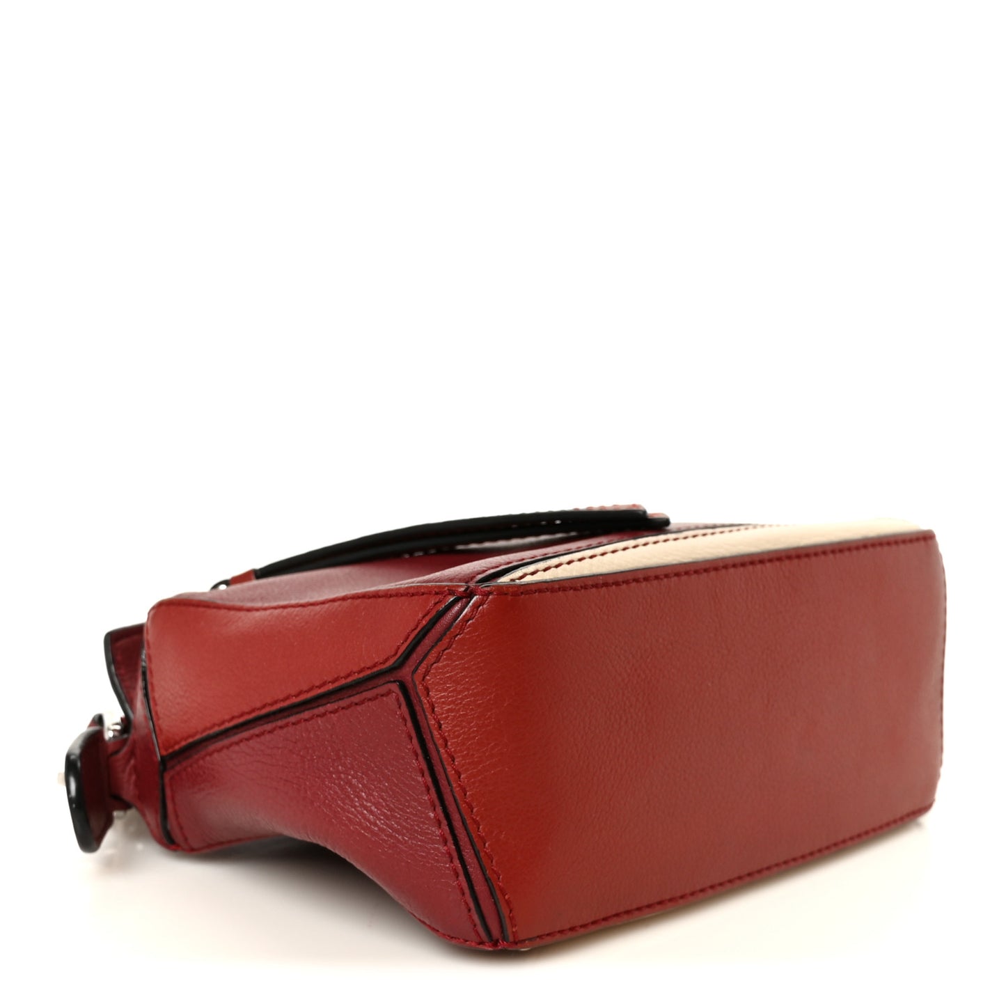 Calfskin Mini Puzzle Bag Wine Garnet