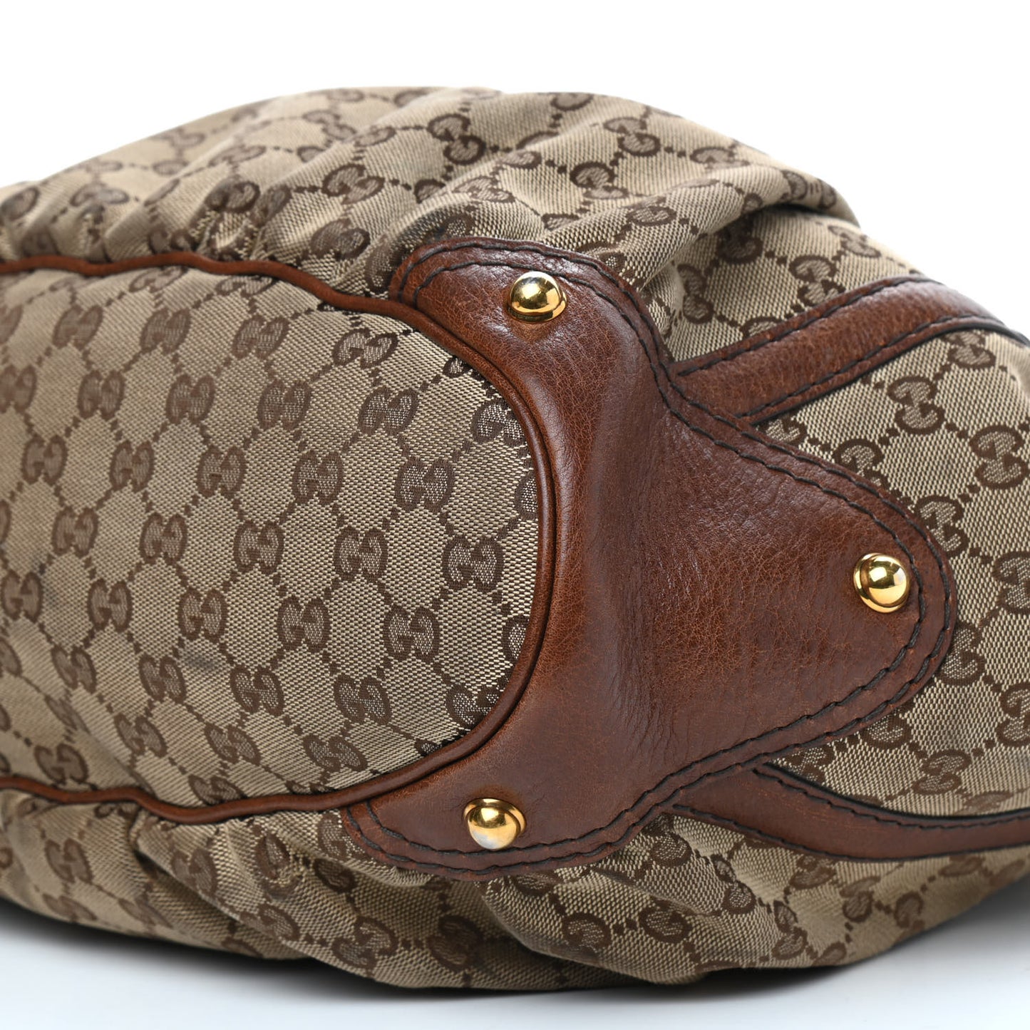 Monogram Medium Jockey Tote Dark Brown