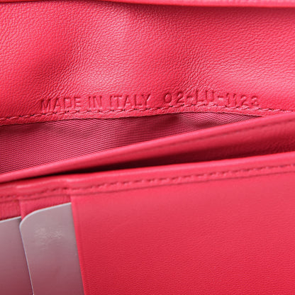 Christian Dior Lambskin Cannage Lady Dior Explorateur Wallet Fuchsia 7 of 9