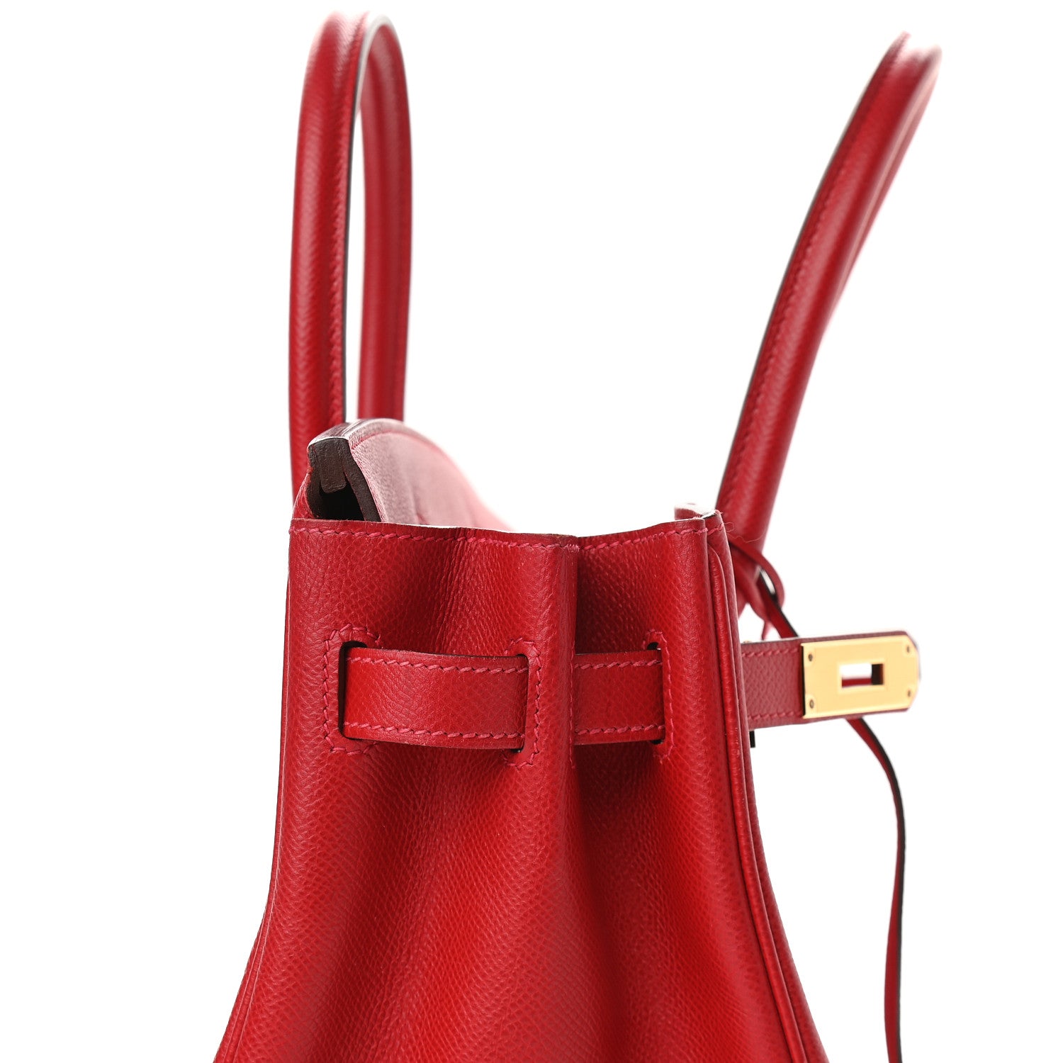 Hermes Epsom Birkin 30 Rouge Casaque 14 of 36