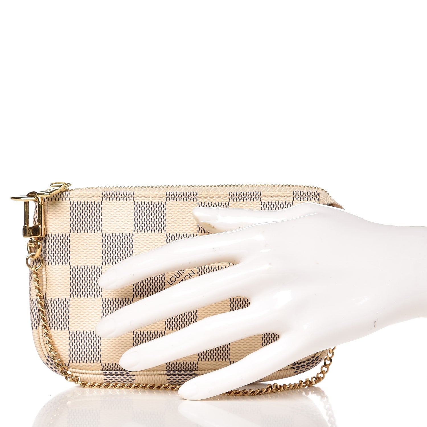 Louis Vuitton Damier Azur Mini Pochette Accessories 2 of 9