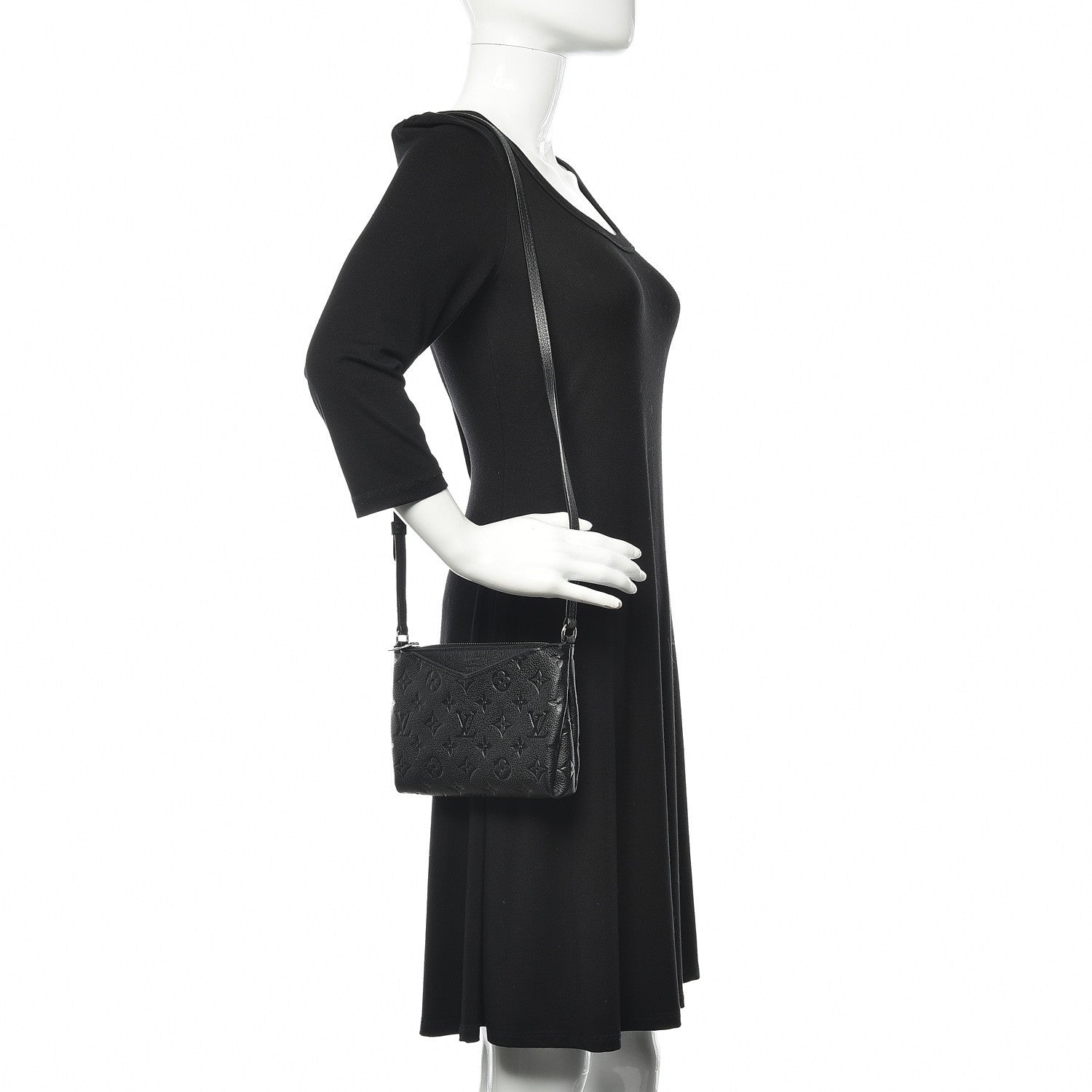 Louis Vuitton Empreinte Pallas Crossbody Black 2 of 10