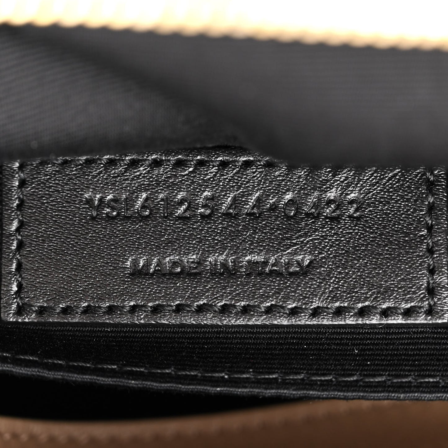 Calfskin Matelasse Monogram Lou Camera Bag Dark Beige