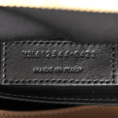 Saint Laurent Calfskin Matelasse Monogram Lou Camera Bag Dark Beige 7 of 12