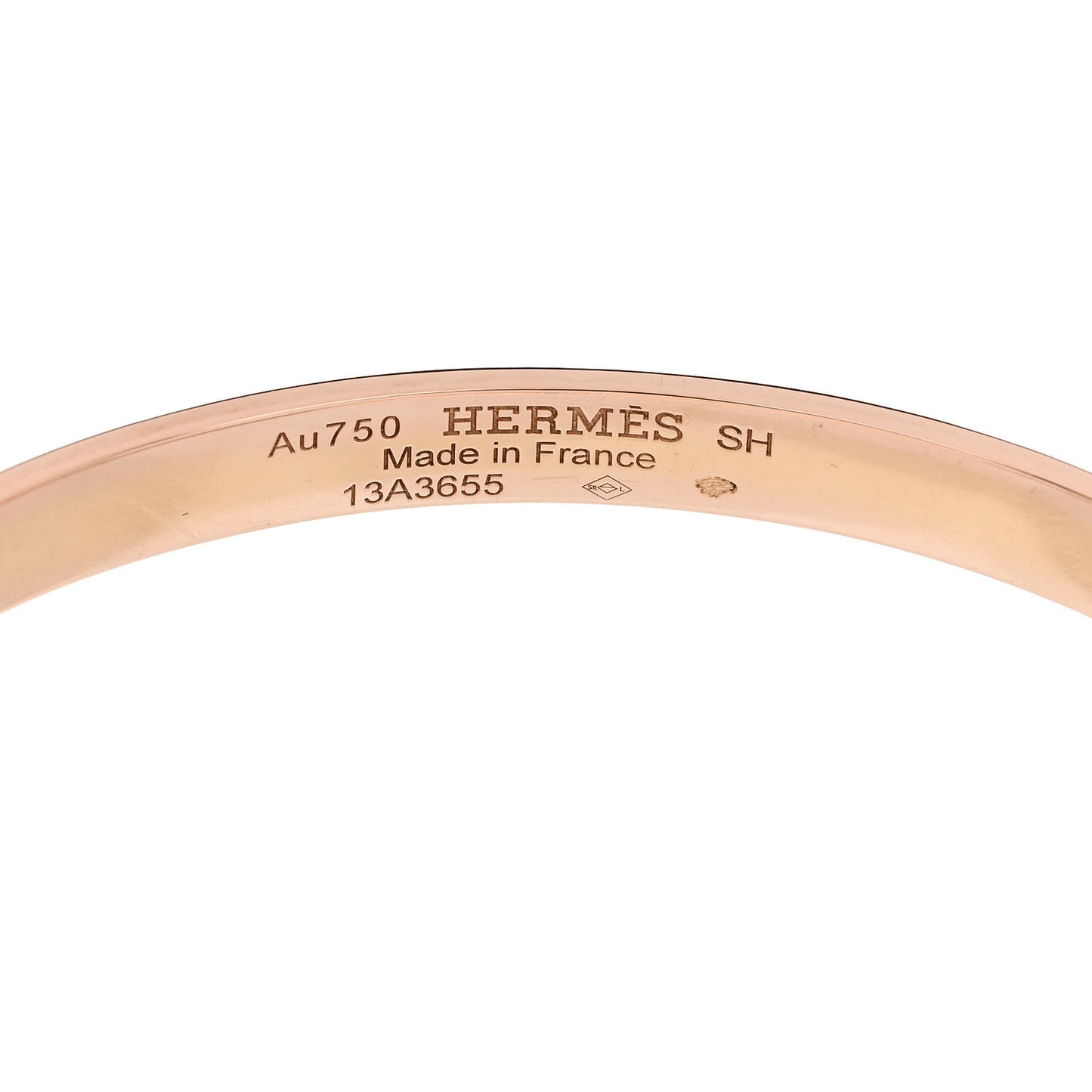 18K Rose Gold Diamond PM Kelly Bracelet SH