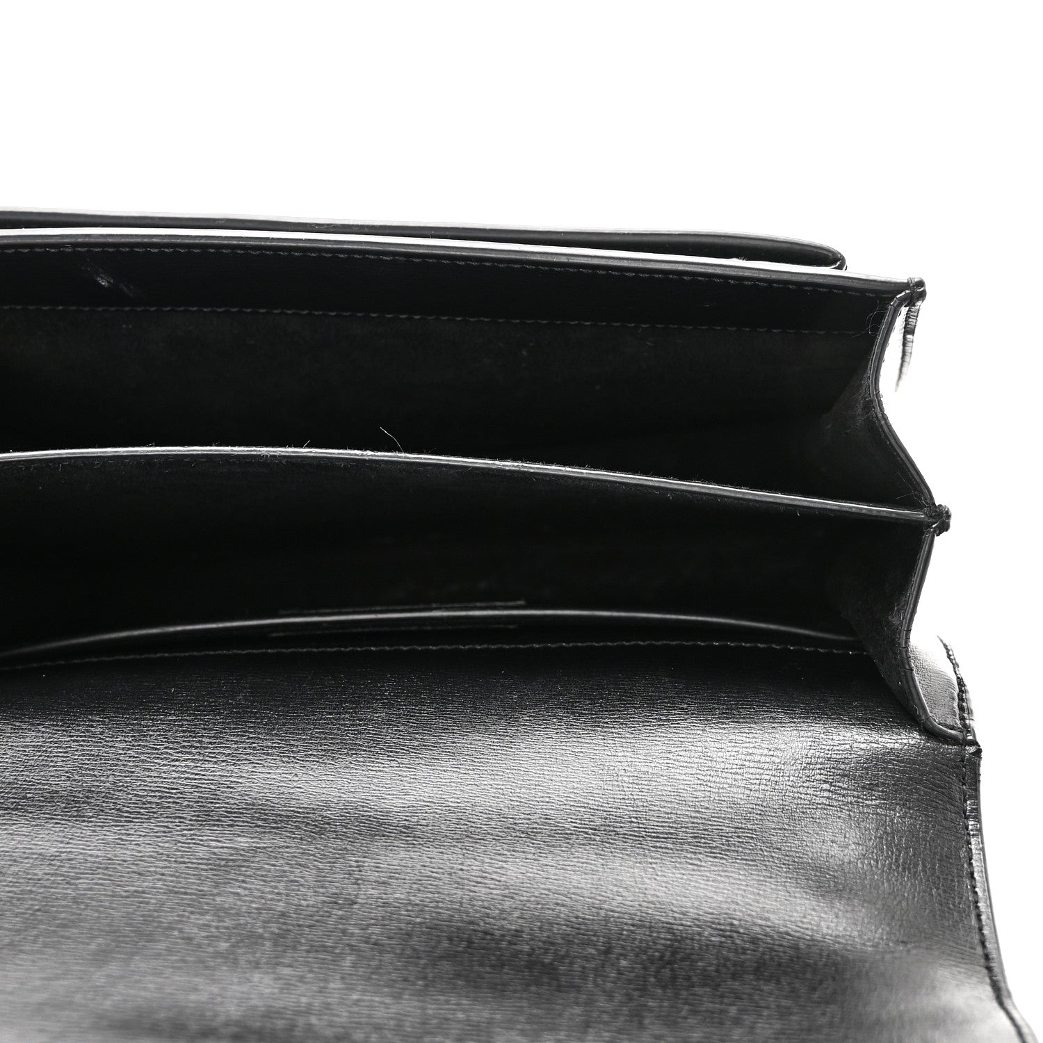 Saint Laurent Calfskin Medium Monogram Sunset Black 5 of 9