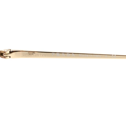 Prada Metal Cat Eye Sunglasses SPR 64U Gold 6 of 7