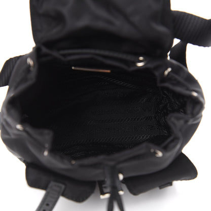 Prada Nylon Vela Mini Crossbody Backpack Black 5 of 12
