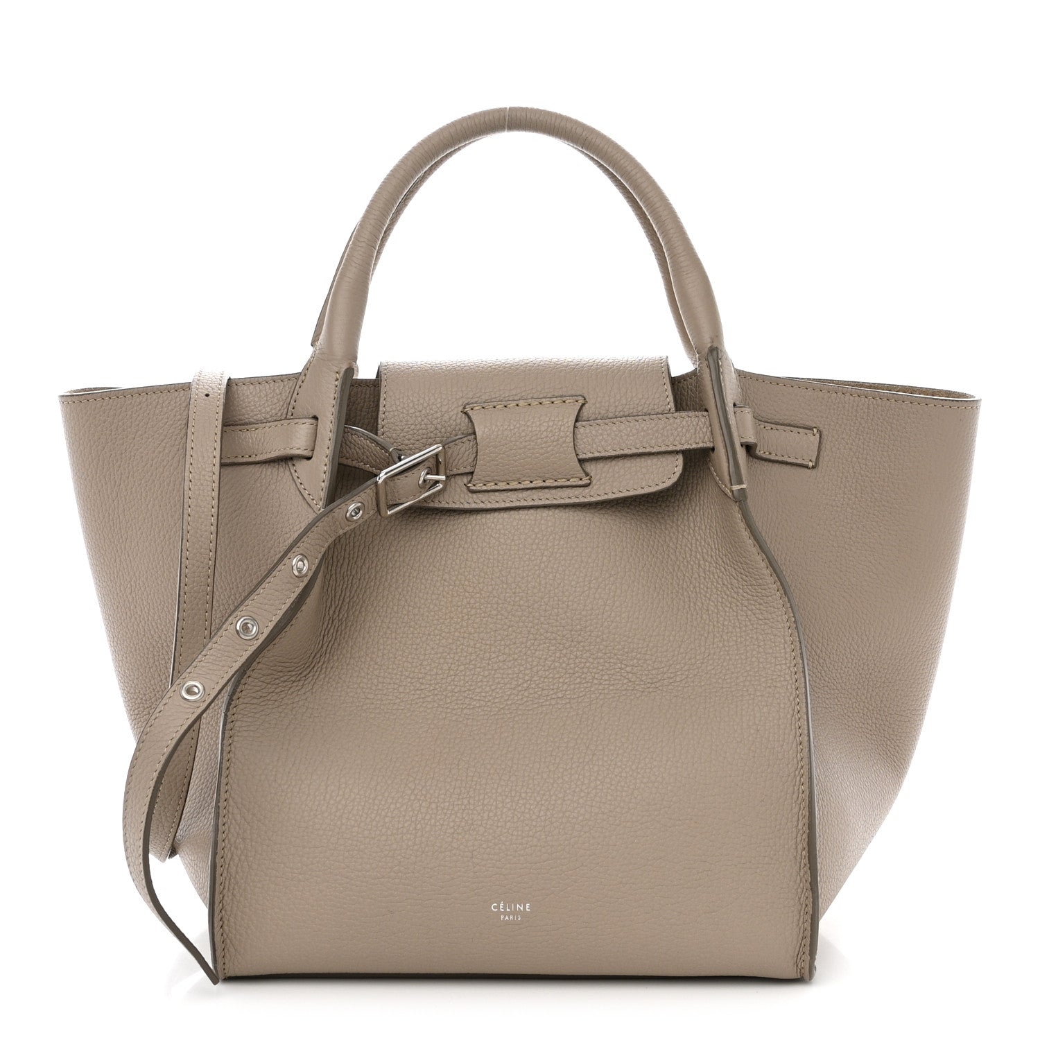 Celine Supple Grained Calfskin Small Big Bag Light Taupe 1 of 12