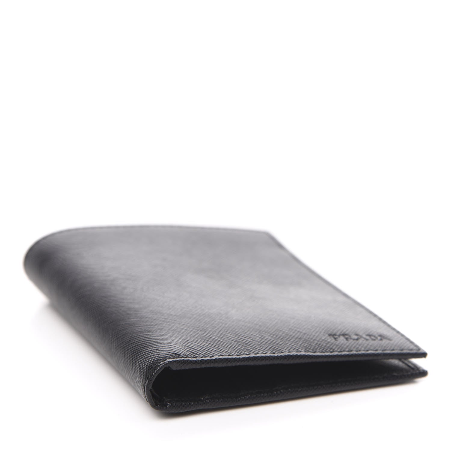 Prada Saffiano Bi-Fold Wallet Black 4 of 8