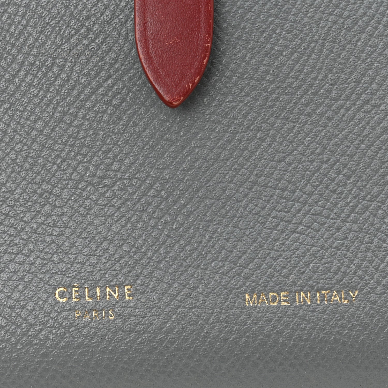Celine Grained Calfskin Medium Multifunction Strap Wallet Blue 6 of 10