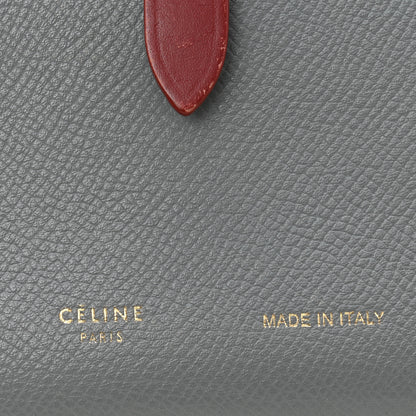 Celine Grained Calfskin Medium Multifunction Strap Wallet Blue 6 of 10