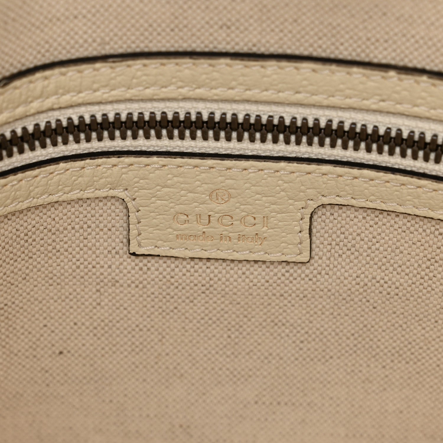 Gucci GG Supreme Monogram Textured Dollar Calfskin Web Medium Ophidia Duffle Bag Beige Ebony Mystic White 6 of 9