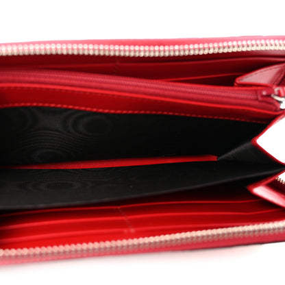 Gucci Guccissima Web Zip Around Wallet Red 5 of 8