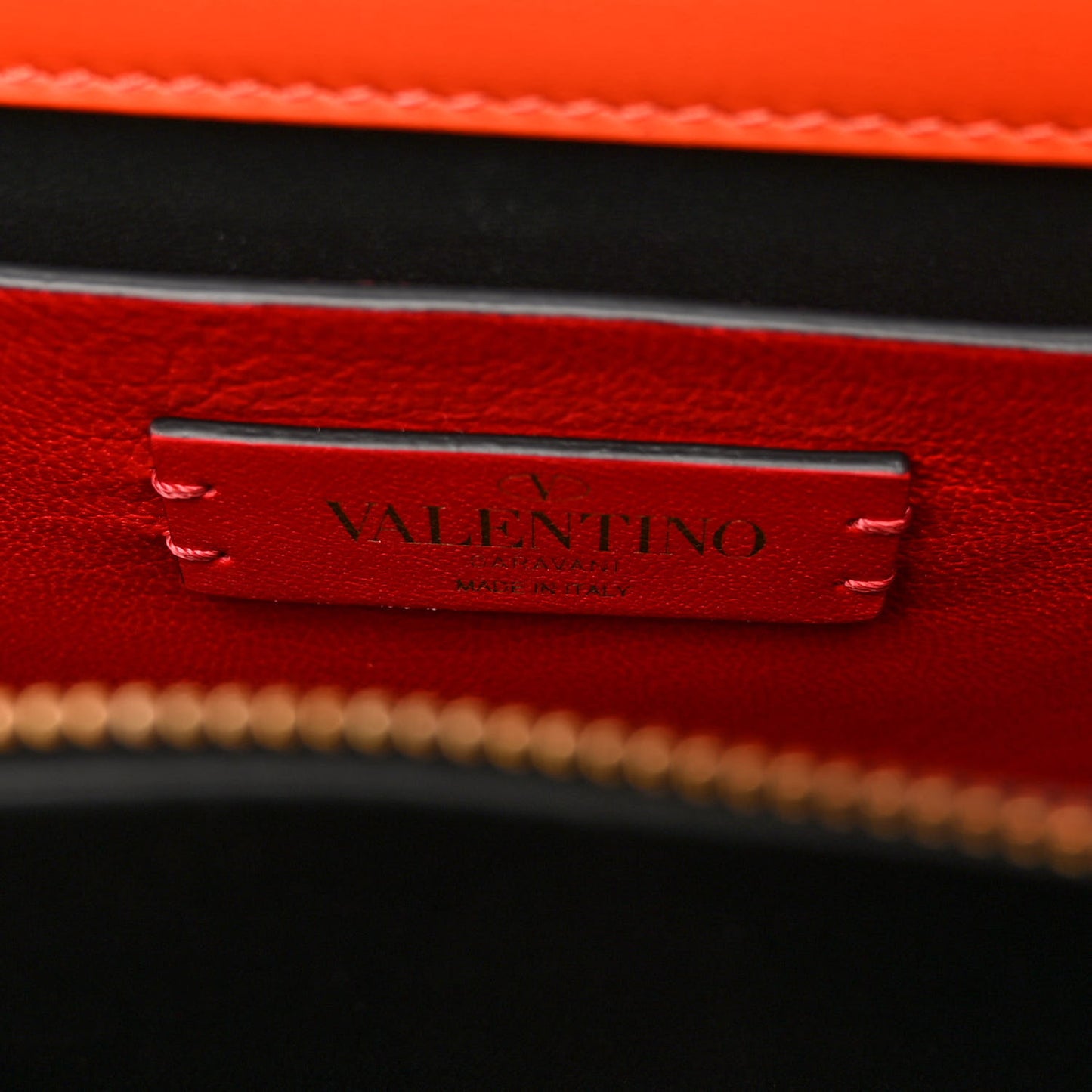 Calfskin Large VSling Shoulder Bag Goldfish