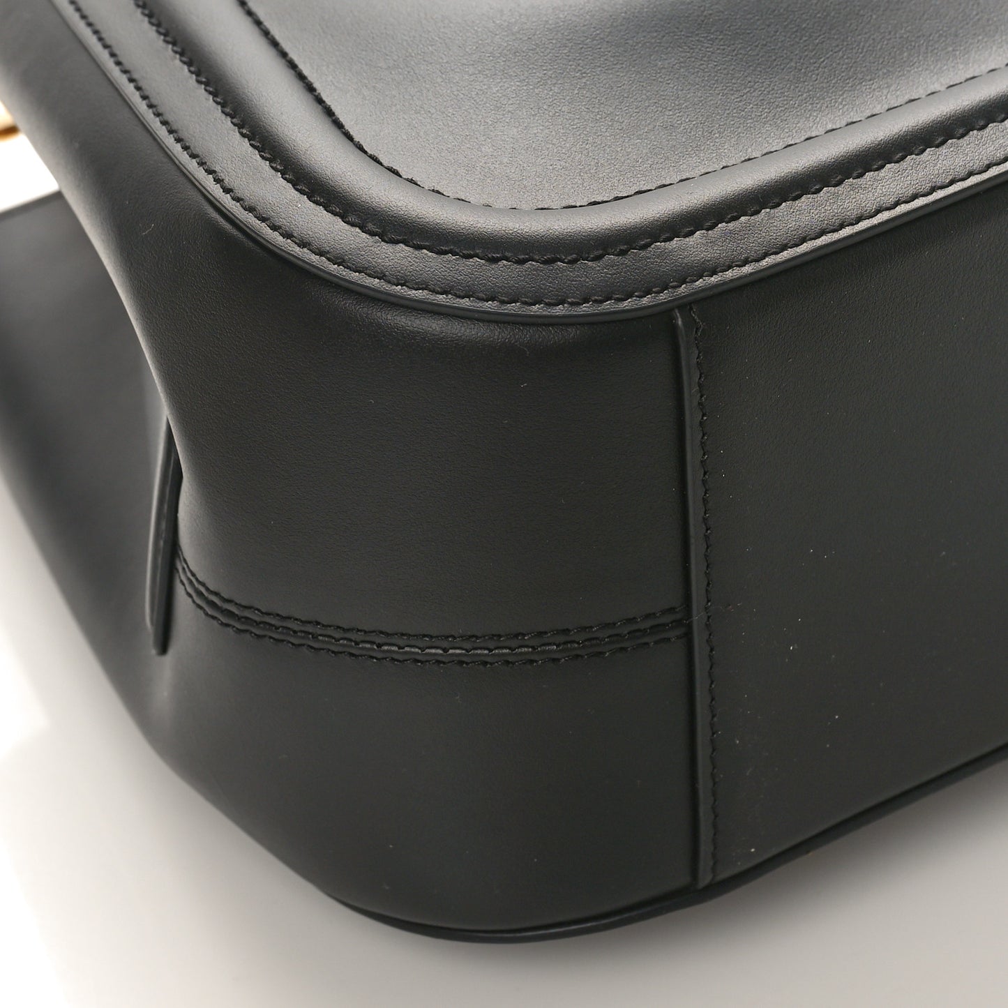 Smooth Calfskin Small DG Amore Satchel Bag Black