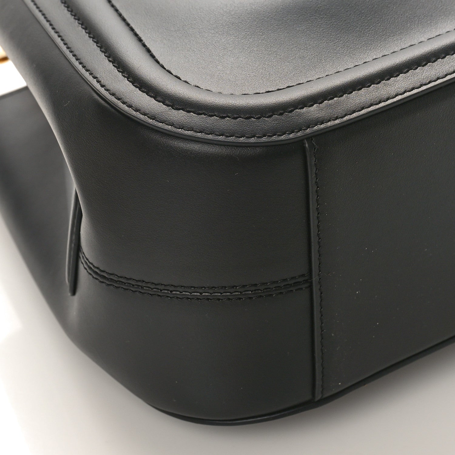Dolce & Gabbana Smooth Calfskin Small DG Amore Satchel Bag Black 7 of 8