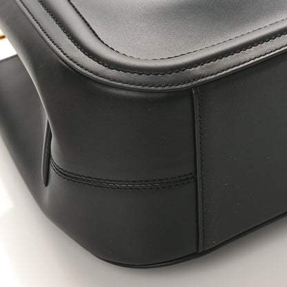 Dolce & Gabbana Smooth Calfskin Small DG Amore Satchel Bag Black 7 of 8