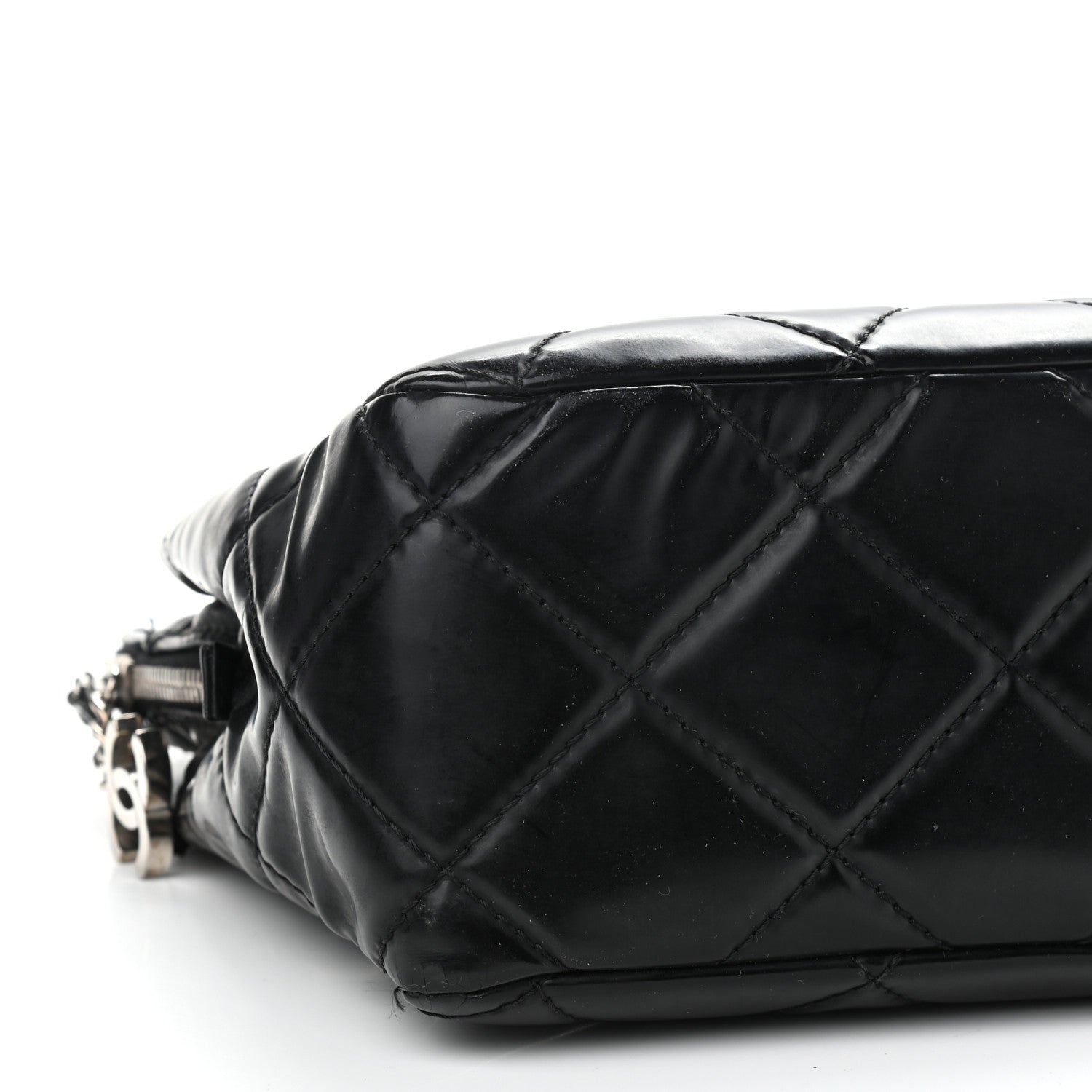 Chanel Vinyl Quilted In The Business Tote Black 12 of 14