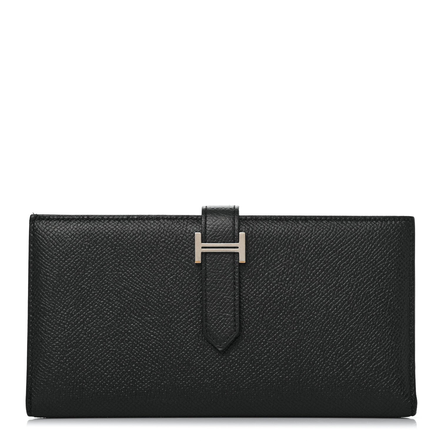 Hermes Epsom Bearn Gusset Wallet Black 1 of 9