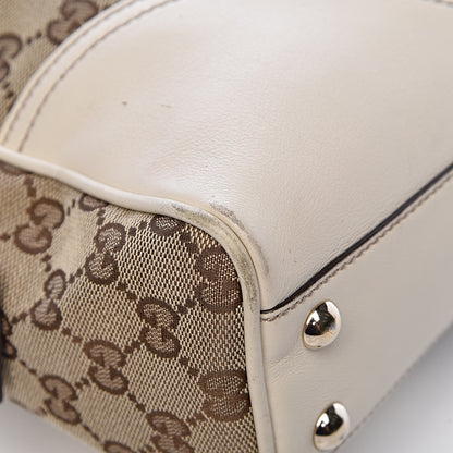 Gucci Monogram Medium New Britt Boston Off White 10 of 13