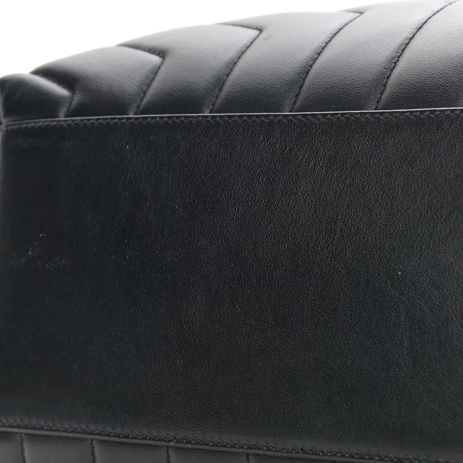 Saint Laurent Calfskin Y Quilted Monogram Medium Loulou Chain Satchel Black 11 of 12