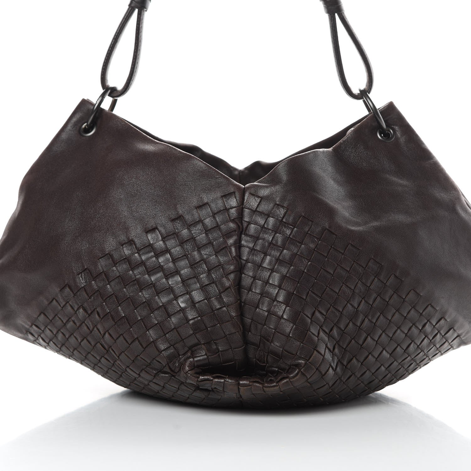 Bottega Veneta Nappa Intrecciato Aquilone Fortune Cookie Hobo Ebano 8 of 16
