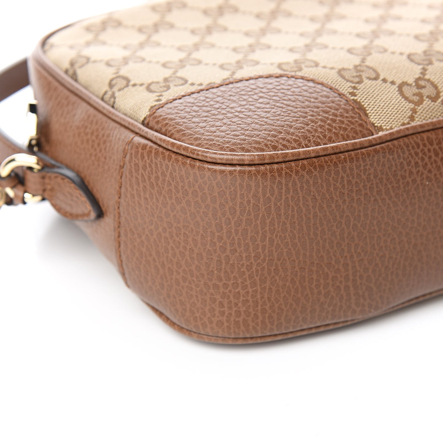 Monogram Mini Bree Messenger Bag Beige Tabacco
