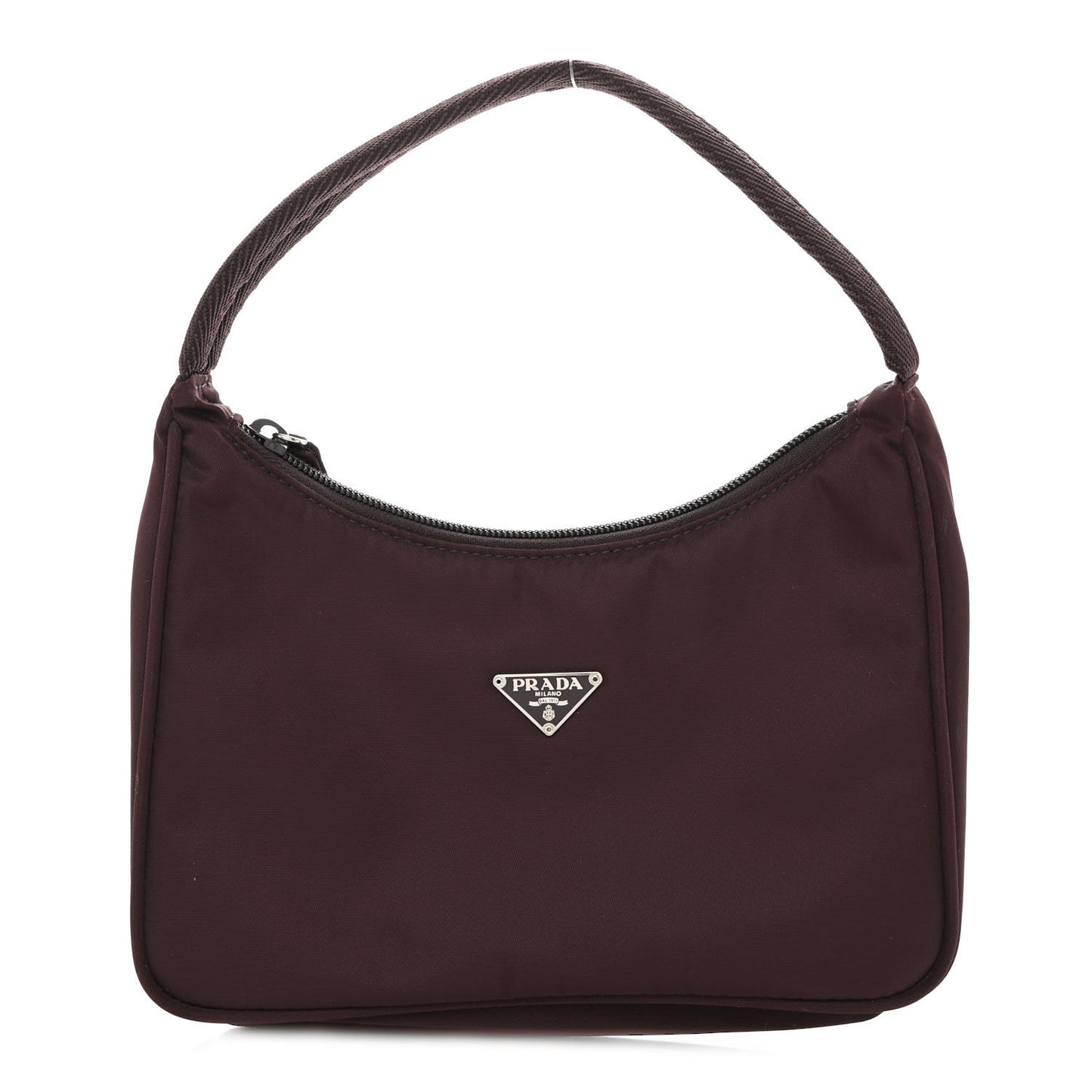 Nylon Vela Shoulder Bag Granato