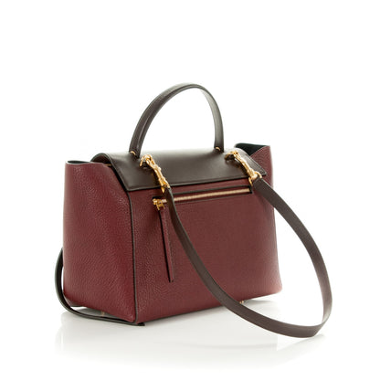 Celine Goatskin Smooth Calfskin Mini Belt Bag Burgundy 4 of 8