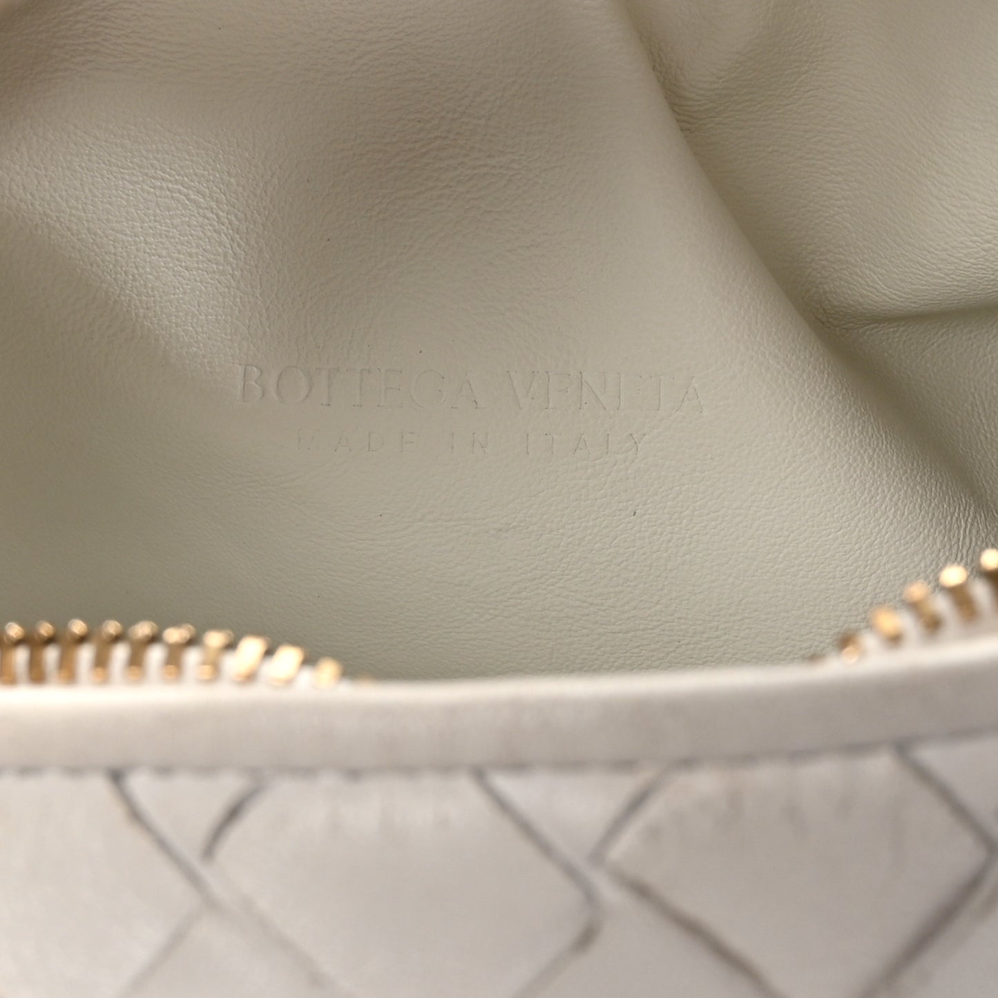 Nappa Intrecciato Teen Jodie Hobo White