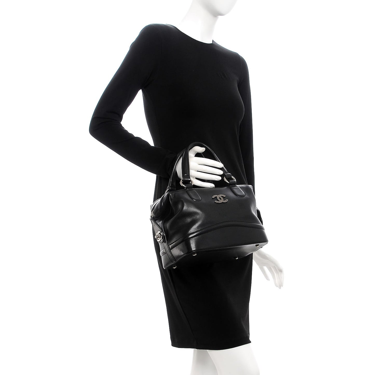 Calfskin CC Bowler Black