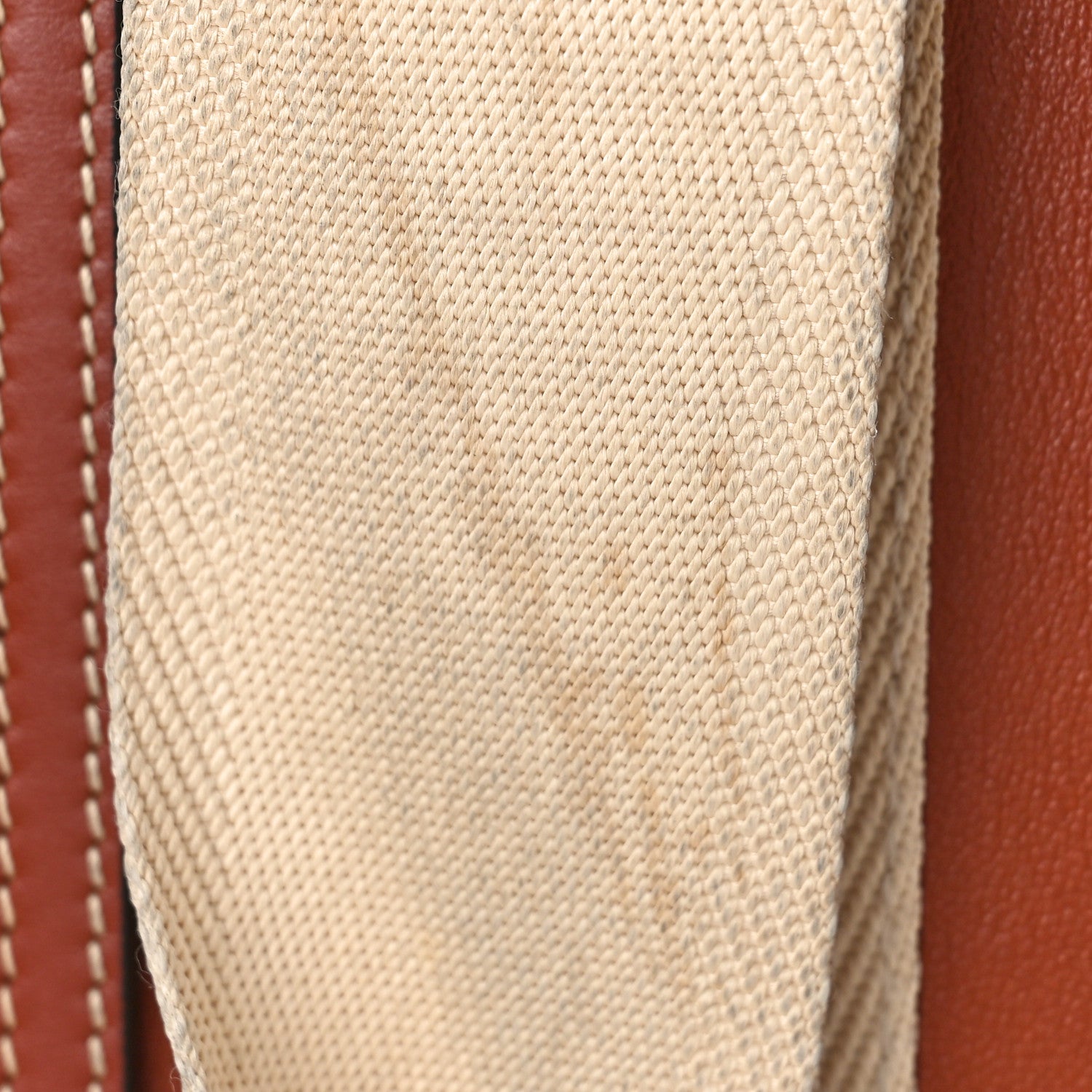 Chloe Calfskin Medium Woody Ribbon Tote Sepia Brown 11 of 14