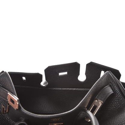 Hermes Togo Birkin 25 Black 10 of 37