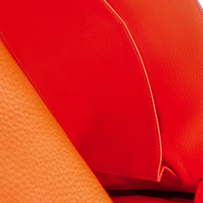 Hermes Taurillon Clemence Kelly Retourne 32 Orange Poppy 28 of 28