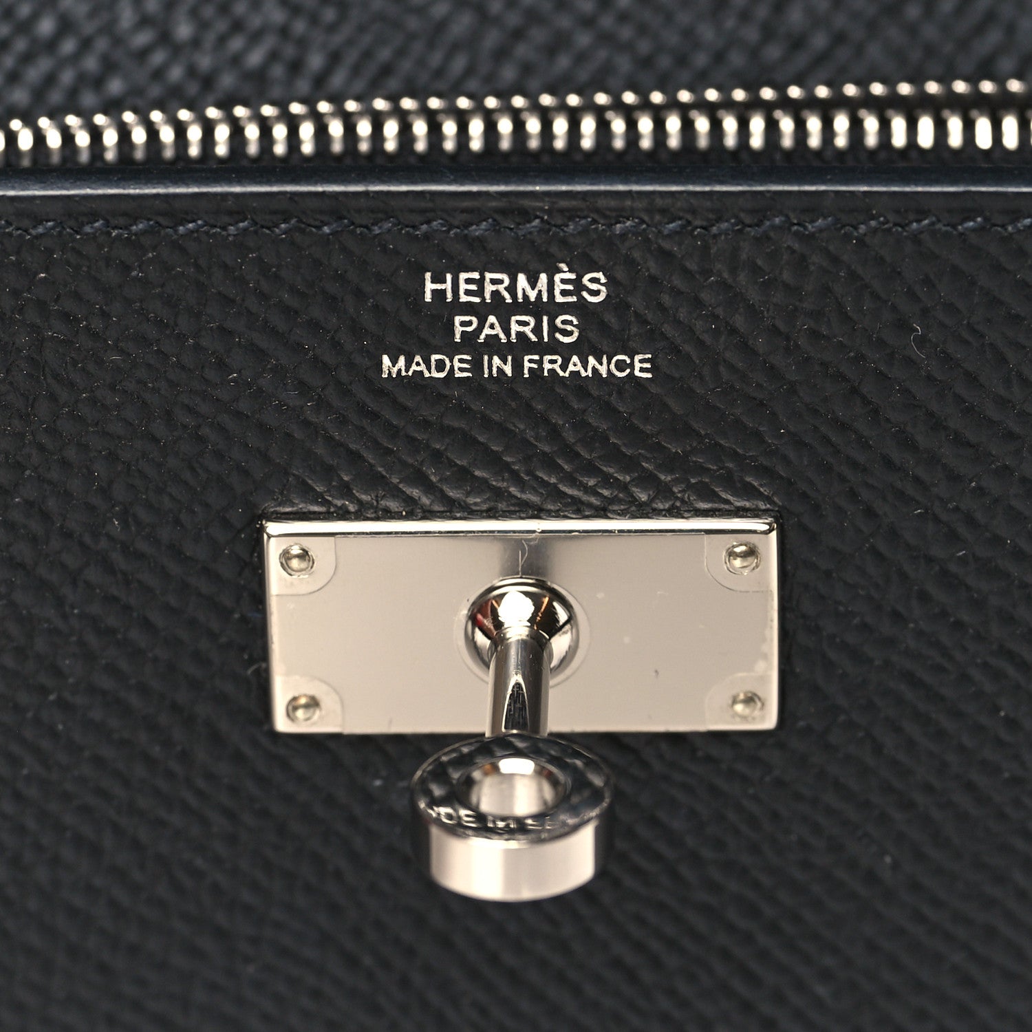 Hermes Epsom Kelly Wallet To Go Black 6 of 8